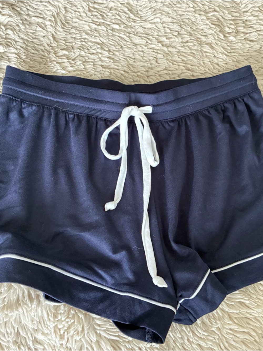 🌟Gap Body•Women’s Navy Athletic•Lounge•Sleep•Shorts with White Drawstring•Sz S